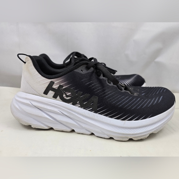 HOKA Black and White Running Shoes Size 8.5B One One - Picture 9 of 16